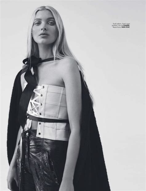 Elsa Hosk In Elle Magazine Turkiye September 2019 Issue