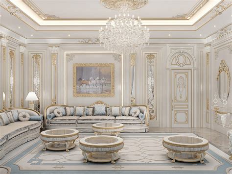 Elevate Your Living Room With Royal Style Décor By Luxury Antonovich Design