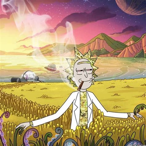 Wallpaper Stoner Rick And Morty Smoking Browse Millions Of Popular