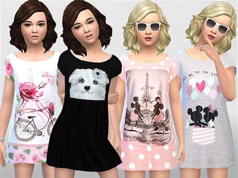 151 Best Sims 4 Girls Clothes Images On Pinterest 4 Kids
