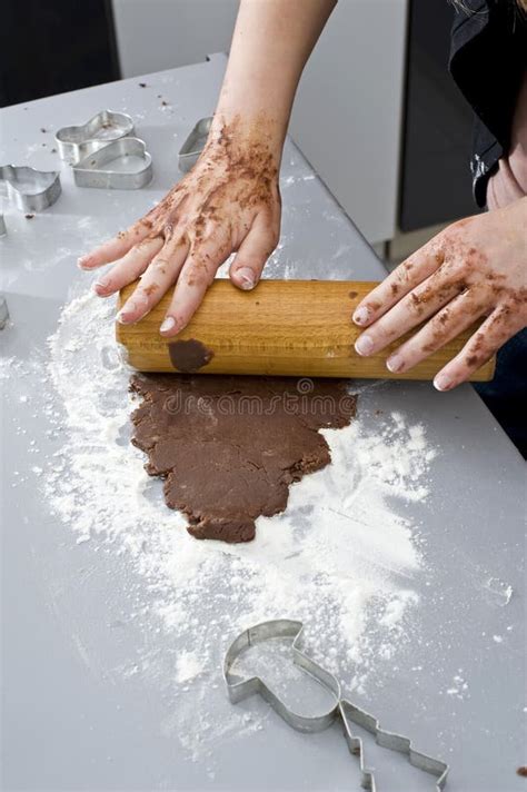 Making Cookies Stock Photo Image Of Biscuit Flour Bakery 17470022
