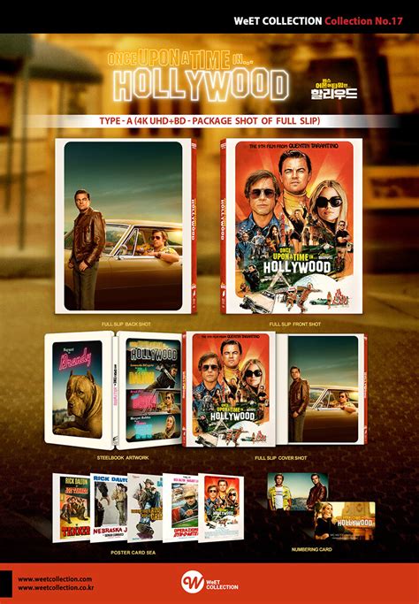 Once Upon A Time In Hollywood 4k Blu Ray Limited Edition Steelbook
