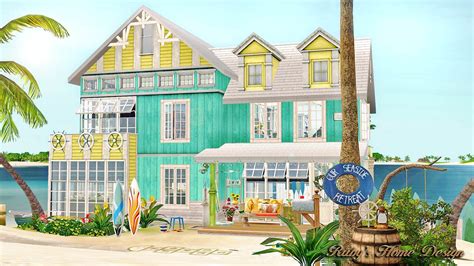 20 Beach Themed Furniture Sets For Your Sims Vacation Home Liquid Sims