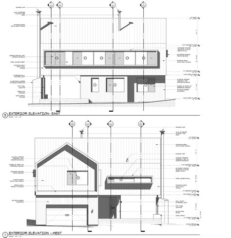 Section Elevation House Drawing Example House Elevation Drawing At