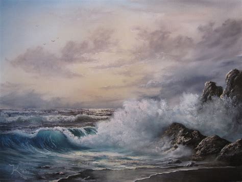 Morning Wave By Kevin Hill Kevin Hill Paintings