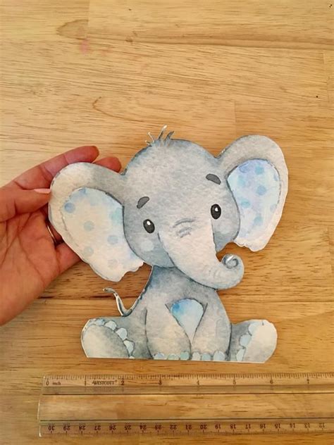 I even give you the option to purchase a. Elephant Baby Shower Decor Centerpieces Nursery ...