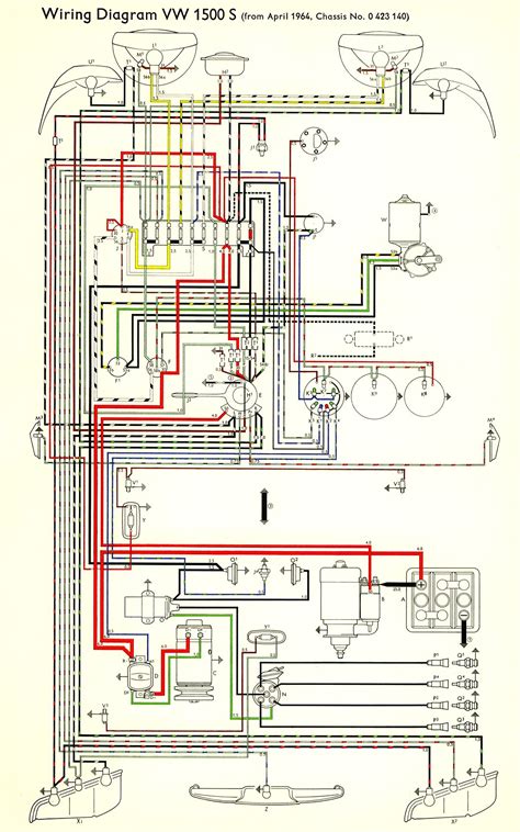 Print the electrical wiring diagram off in addition to use highlighters in order to trace the signal. TheSamba.com :: Type 3 Wiring Diagrams