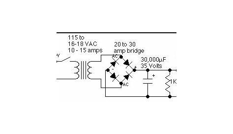 simple power supply schematic