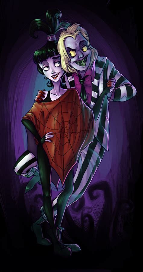 Deviantart is the world's largest online social community for artists and art enthusiasts. Fanart de Beetlejuice y Lydia :) en 2019 | Beetlejuice ...