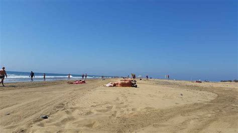 FKK Strand Von Playa Del Ingles Gran Canaria