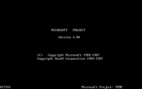 Winworld Microsoft Project 40 For Dos