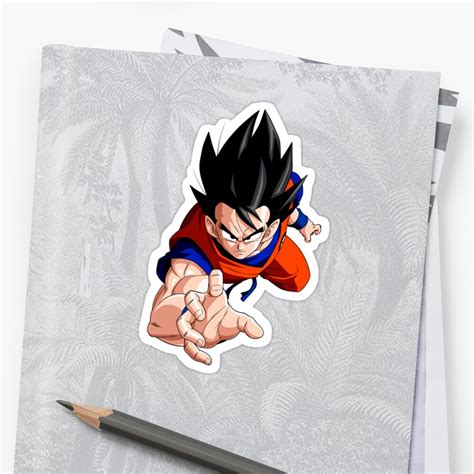 Goku Sticker By Andynahuel Redbubble