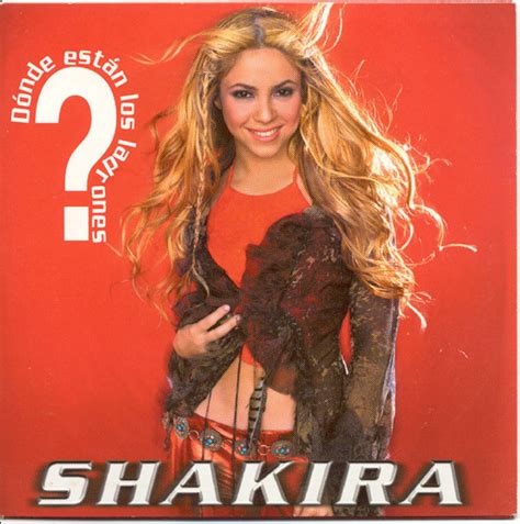 shakira dónde están los ladrones cd single promo discogs