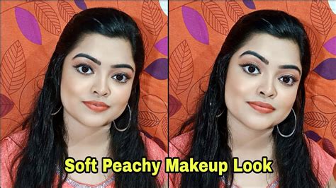 How To Create Soft Peachy Makeup Look Simply Pretty Youtube
