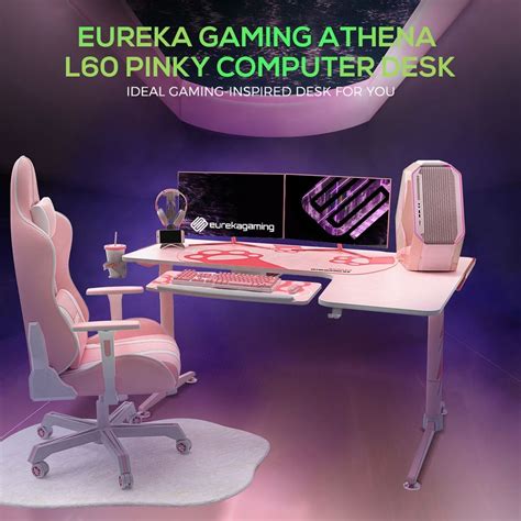 Eureka Ergonomic® L60 Corner Gaming Desk 60 X 43 Inch L ... Finding the most excellent gaming desk for your pc setup shouldn't be hard!