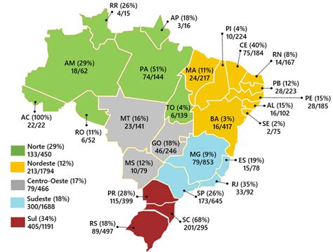 Cidades digitais brasileiras. Fonte: A imagem do mapa foi copiada de