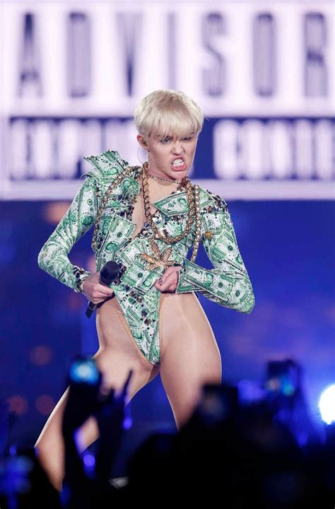 Miley Cyrus In Concert At The O2 Arena London On The Uk Leg Of Her