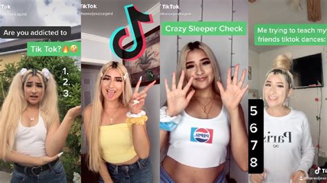 a compilation of all of my tiktok videos jessica gold♡🦋 youtube