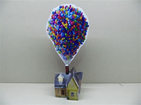 Up House With Balloons Printable Template