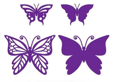 Pin On Printable Butterfly Moldes Mariposas E