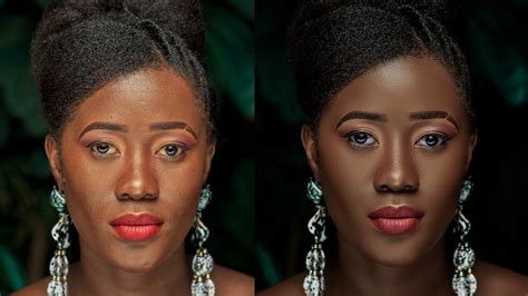 Melanin Skin Retouching And Color Grading In Photoshop Frequency