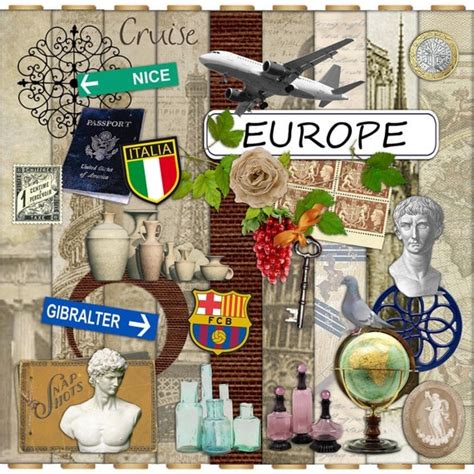 Digital Scrapbook Kit Europe Vacation Travel Huge By Cheyokota