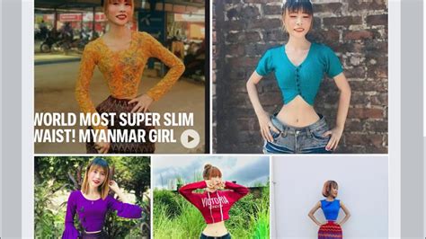 World Most Super Slim Waist Myanmar Girl Su Moh Moh Naing Becomes An