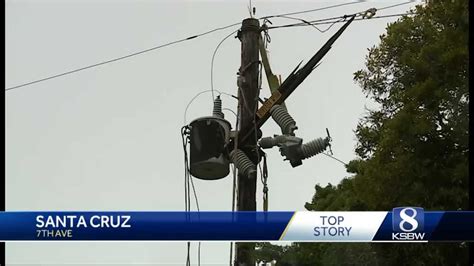 Strong Storms Down Trees Knock Out Power Across The Central Coast