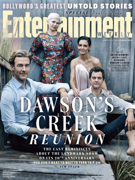 Dawsons Creek Cast Reunion On Ew Cover 2018 Popsugar Entertainment
