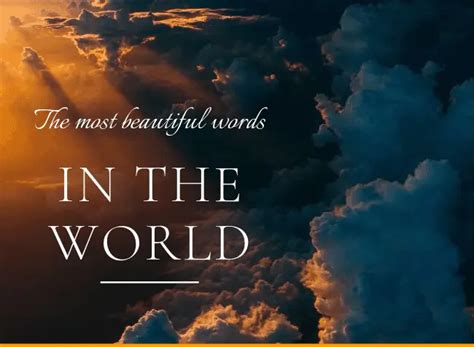 80 Most Beautiful Words In The World Defined Rafal Reyzer