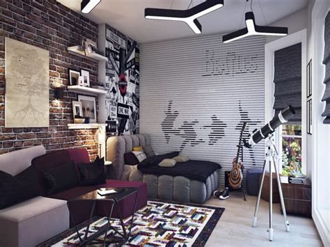 10 Cool Teenage Boys Bedroom Interior Design Ideas