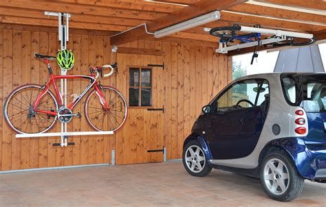 Smooth pulleys and latches make lifting even heavy bikes super easy. Ceiling Bike Lift for Garages, Hallways, Basements | flat ...