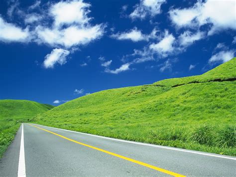 Green Pass Road Free Ppt Backgrounds For Your Powerpoint Templates