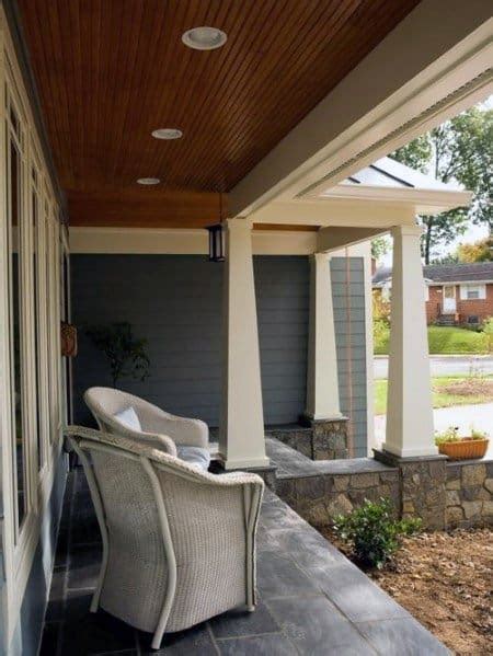 Top 70 Best Porch Ceiling Ideas Covered Space Designs