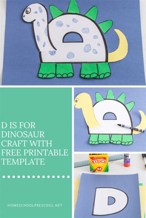 Add This Letter D Dinosaur Craft To Your Dinosaur Themed Activities It