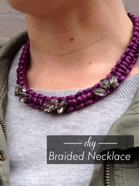 Diy Jcrew Inspired Braided Necklace Thanks I Made It Braided