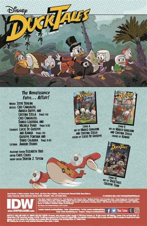 Comiclist Previews Ducktales Faires And Scares 2