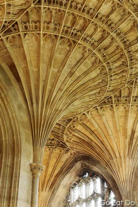 English Perpendicular Fan Vaulting Peterborough Cathedral English