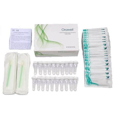 Orawell Covid 19 Antigen Rapid Saliva Test 20 Tests