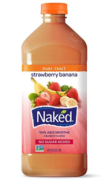 Buy Naked Strawberry Banana Juice 64 Oz Fresh Farms Quicklly