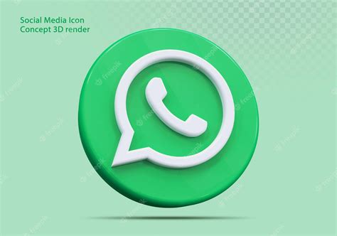 Premium Psd 3d Icon Whatsapp Social Media