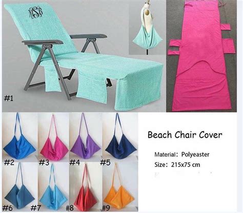 A wide variety of monogrammed beach chair options are available to you, such as general use, material, and metal type. Monogrammed Beach Chair Covers | Beach chairs, Chair ...