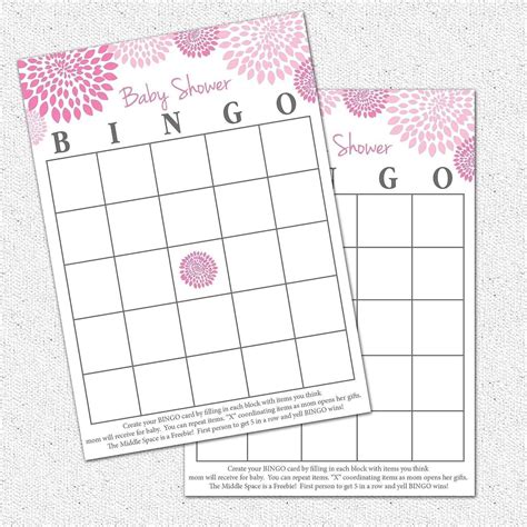 Blank Bingo Card Template Microsoft Word Plancha With Blank Bingo