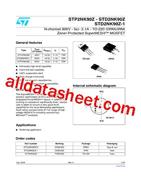 Stp Nk Z Datasheet Pdf Stmicroelectronics