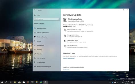Windows 10 Build 18956 20h1 Releases With New Features • Pureinfotech