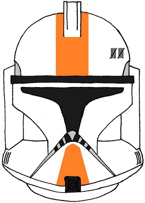 501st Clone Trooper Helmet Drawing Clone Arf Trooper Phase 1 501st