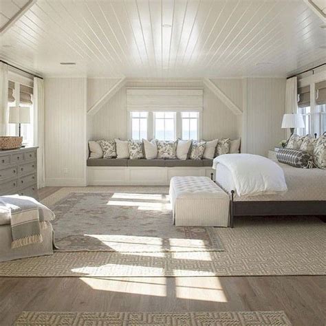 My client has a nice sized master bedroom with a beautiful set of bay windows. Fabulous Coastal Master Bedroom Decoration Ideas36 ...