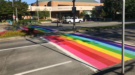 Controversial Rainbow Sidewalk Painted In Richmond Ctv News