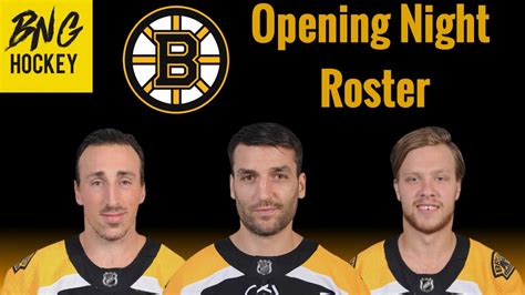 Boston Bruins 2019 20 Roster Preview Youtube