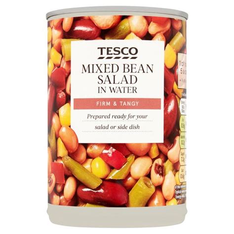 Tesco Mixed Bean Salad Vinaigrette 400g Tesco Groceries